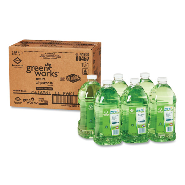 Green Works All Purpose Cleaner, 64 oz. Refill, 6 PK CLO 00457